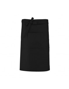 Davantal bàrman negre 80x65...