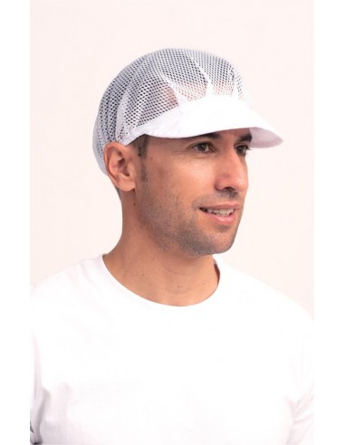Cofia visera con malla Maia