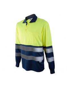 Polo m/larga combinado A.V....