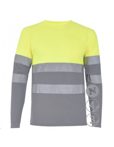 Camiseta m/larga Alta Visibilidad Fuji